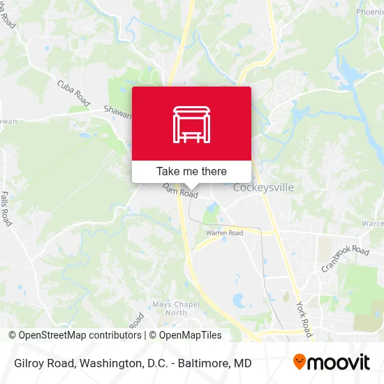 Gilroy Road map