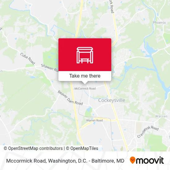 Mccormick Road map