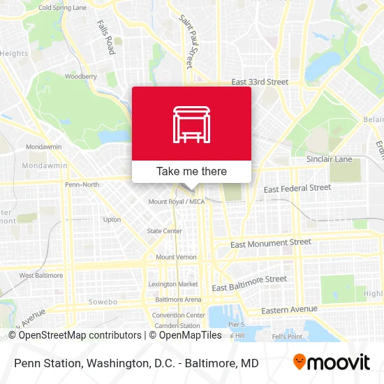 Penn Station map