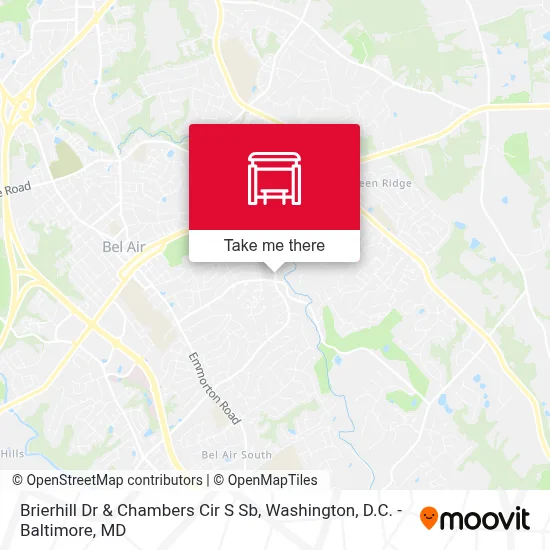 Brierhill Dr & Chambers Cir S Sb map