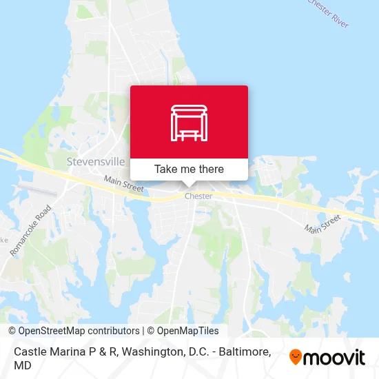Castle Marina P & R map