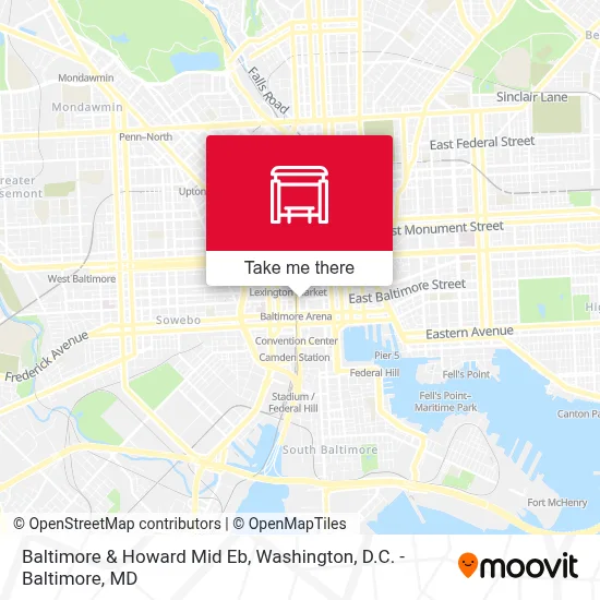 Baltimore & Howard Mid Eb map