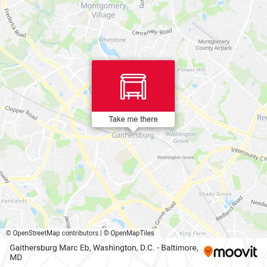 Gaithersburg Marc Eb map