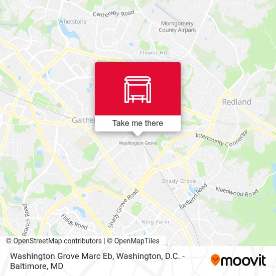 Washington Grove Marc Eb map