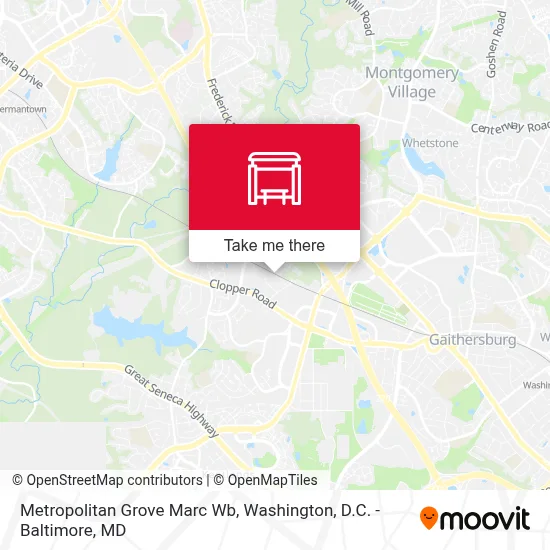 Metropolitan Grove Marc Wb map