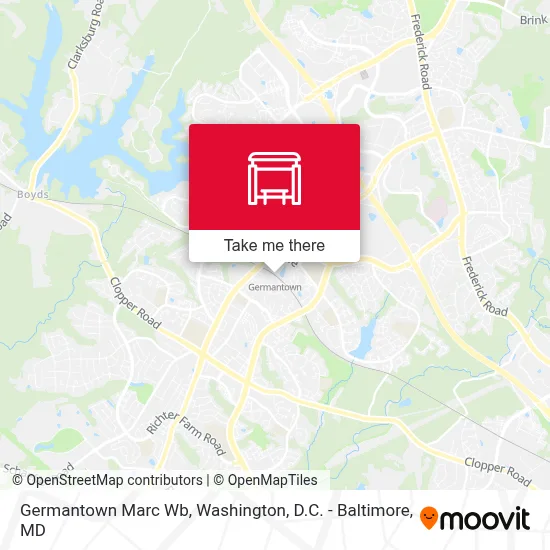 Germantown Marc Wb map