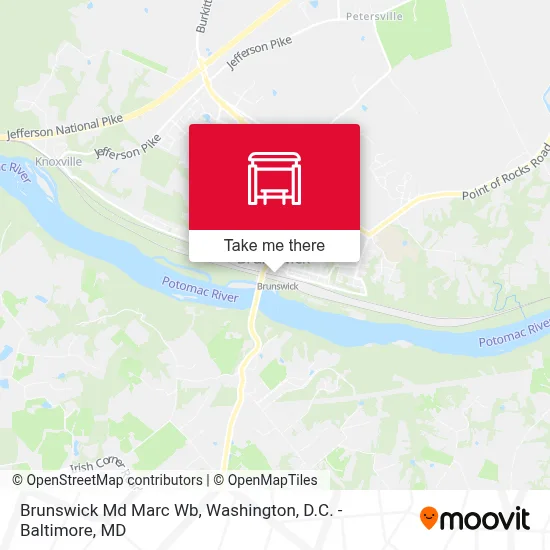Brunswick Md Marc Wb map