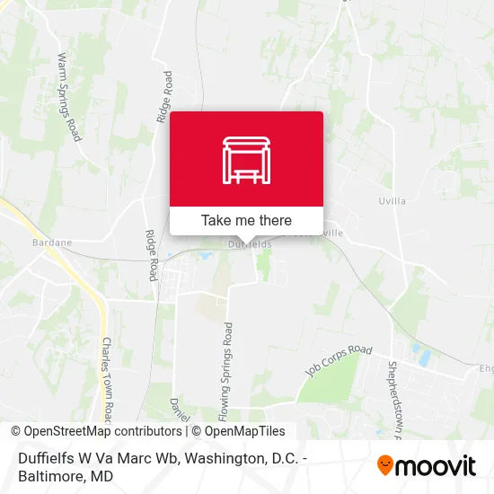 Duffielfs W Va Marc Wb map