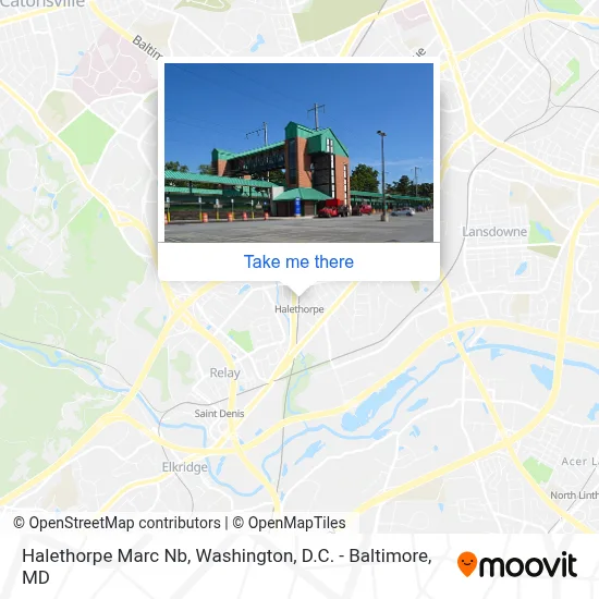 Halethorpe Marc Nb map