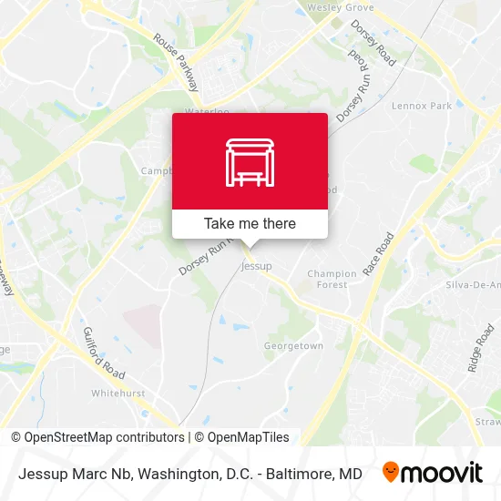 Jessup Marc Nb map