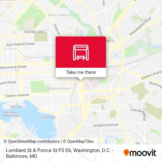 Lombard St & Ponca St FS Eb map