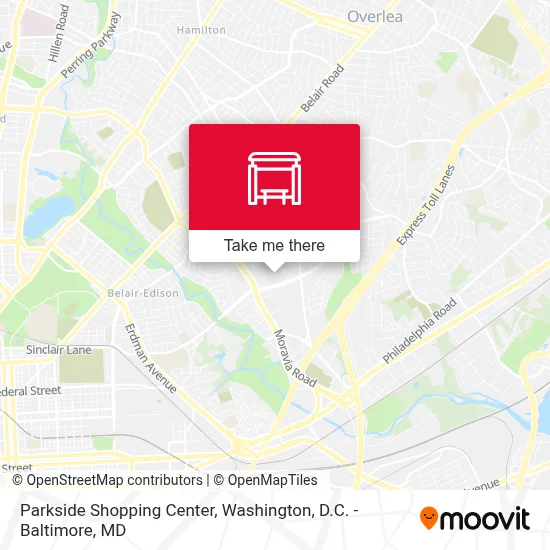 Parkside Shopping Center map