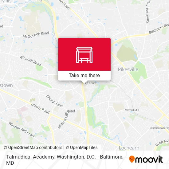 Talmudical Academy map