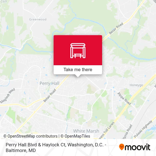 Perry Hall Blvd & Haylock Ct map