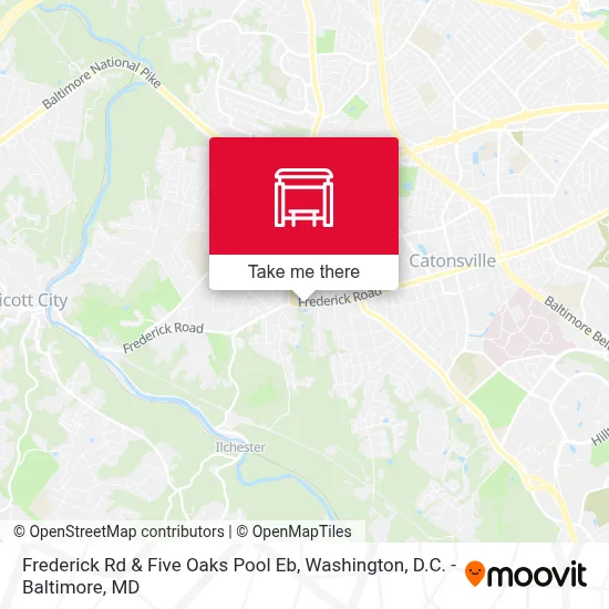 Frederick Rd & Five Oaks Pool Eb map
