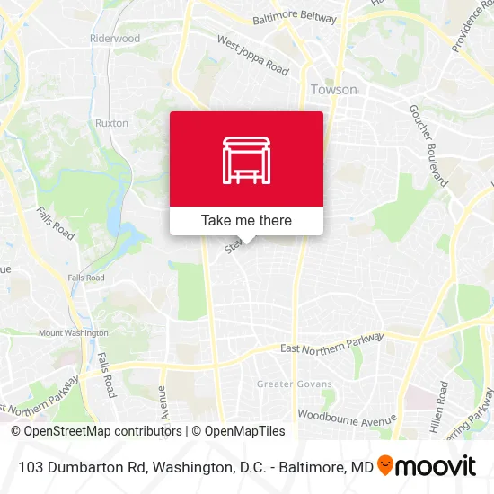 103 Dumbarton Rd map