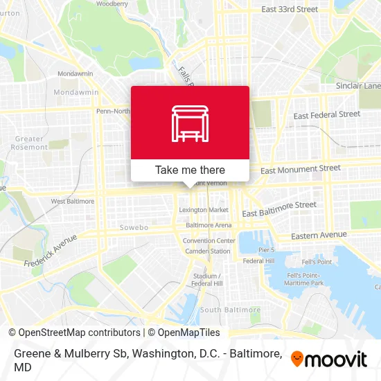 Greene & Mulberry Sb map