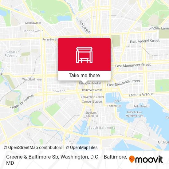 Greene & Baltimore Sb map