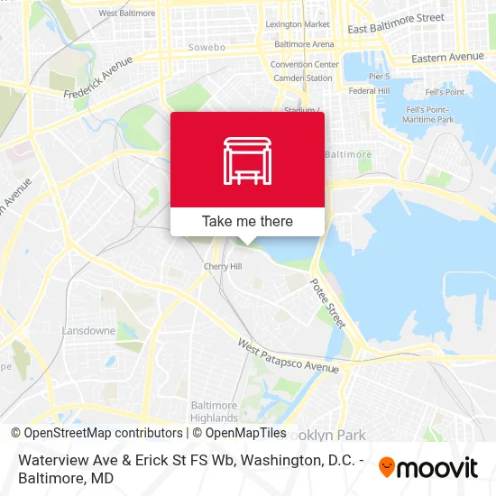Waterview Ave & Erick St FS Wb map
