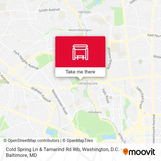 Cold Spring Ln & Tamarind Rd Wb map