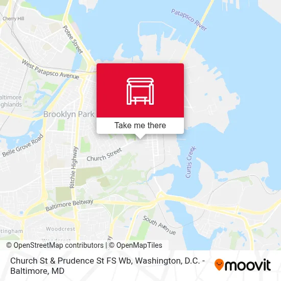 Church St & Prudence St FS Wb map