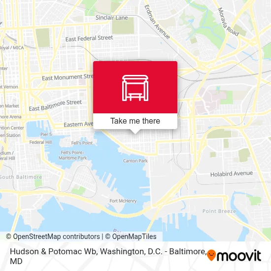 Hudson & Potomac Wb map
