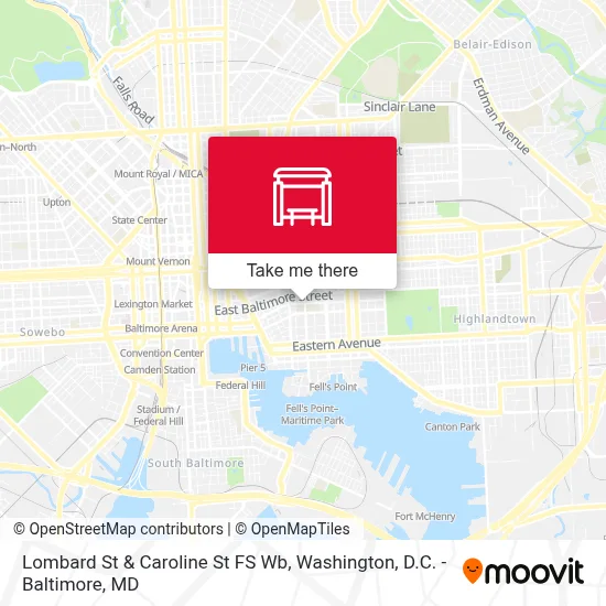 Lombard St & Caroline St FS Wb map