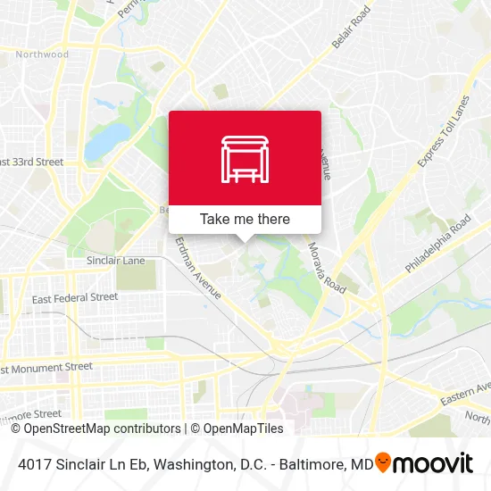 4017 Sinclair Ln Eb map