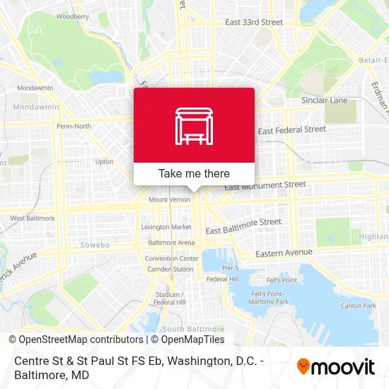 Centre St & St Paul St FS Eb map