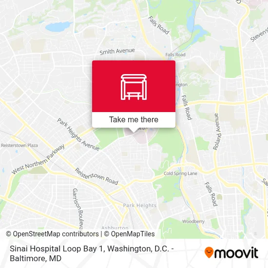 Sinai Hospital Loop Bay 1 map