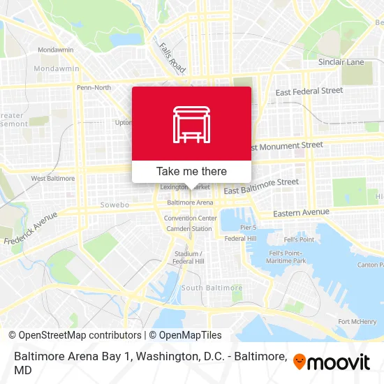 Baltimore Arena Bay 1 map