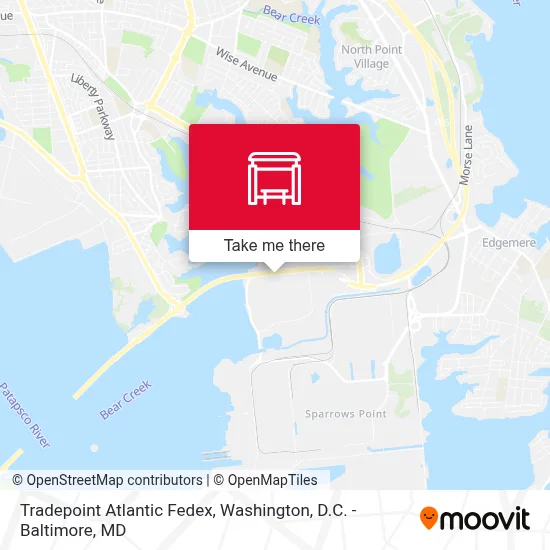 Tradepoint Atlantic Fedex map