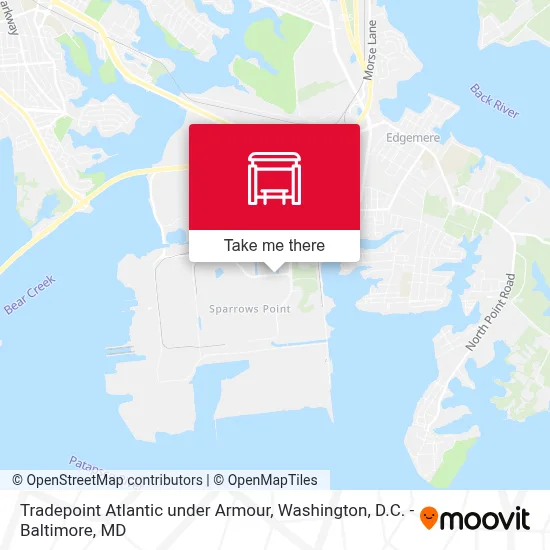 Tradepoint Atlantic under Armour map