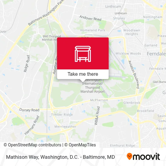 Mathison Way map