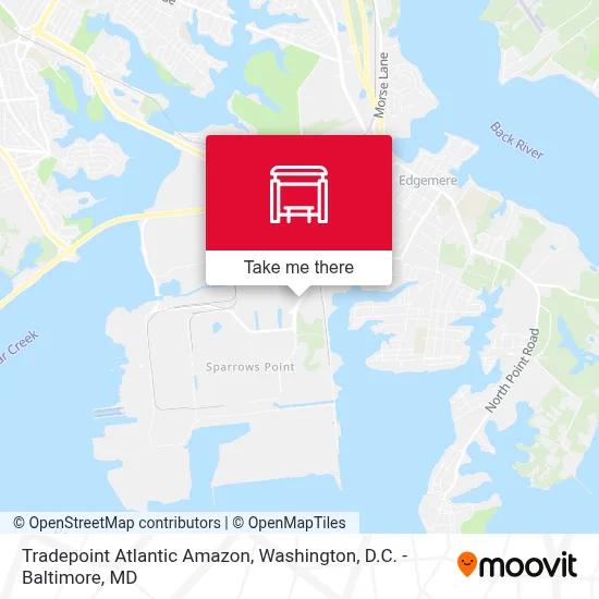 Tradepoint Atlantic Amazon map