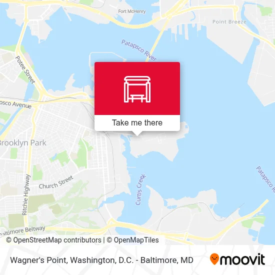Wagner's Point map