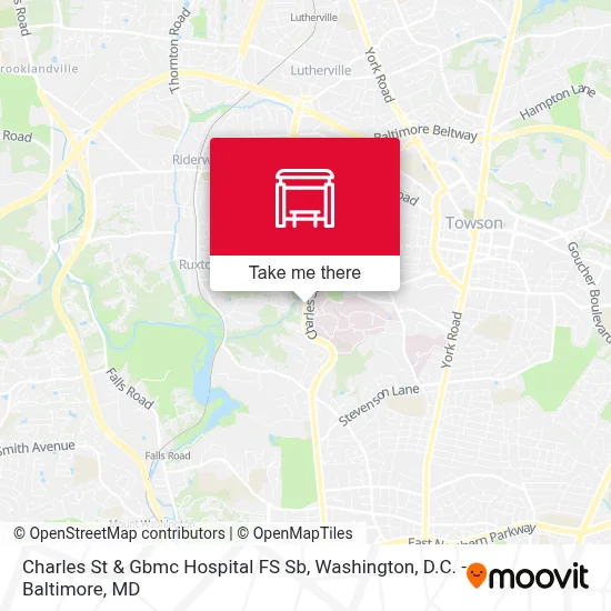 Charles St & Gbmc Hospital FS Sb map