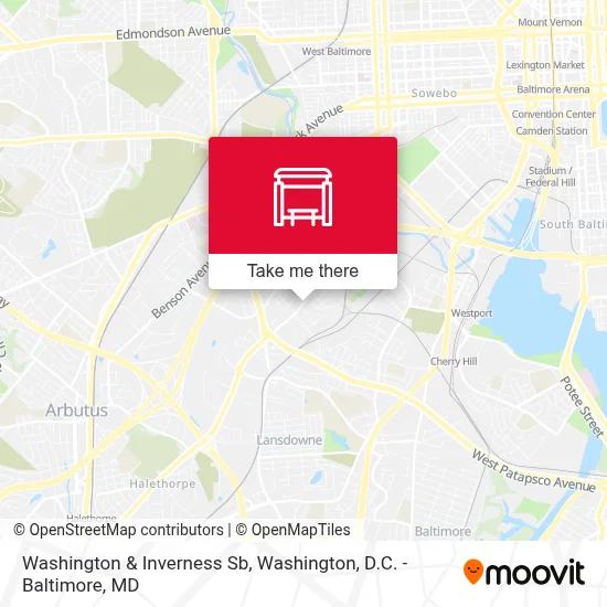 Washington & Inverness Sb map