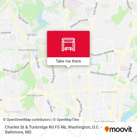 Charles St & Tunbridge Rd FS Nb map