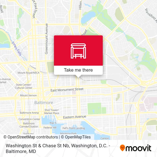 Washington St & Chase St Nb map