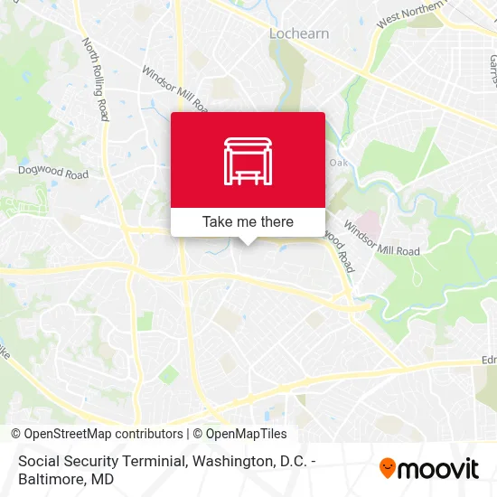 Social Security Terminial map