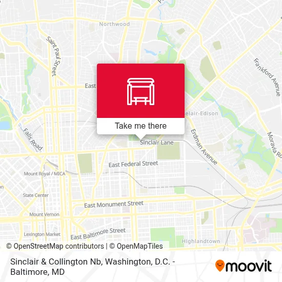 Sinclair & Collington Nb map
