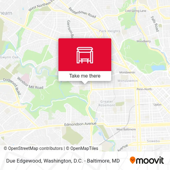 Due Edgewood map