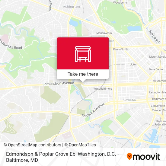 Edmondson & Poplar Grove Eb map