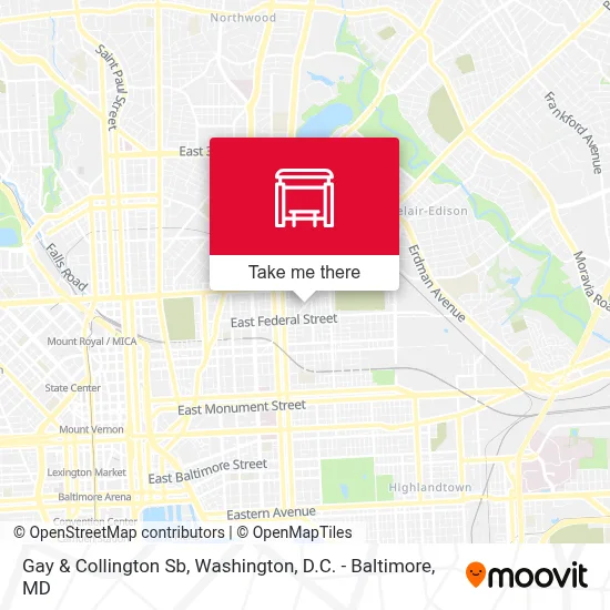 Gay & Collington Sb map