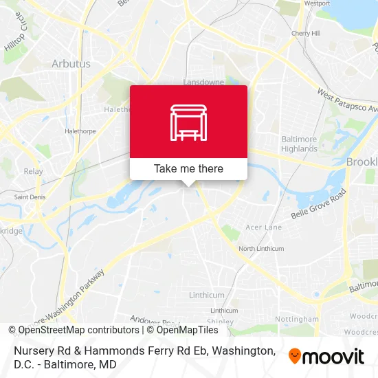 Nursery Rd & Hammonds Ferry Rd Eb map