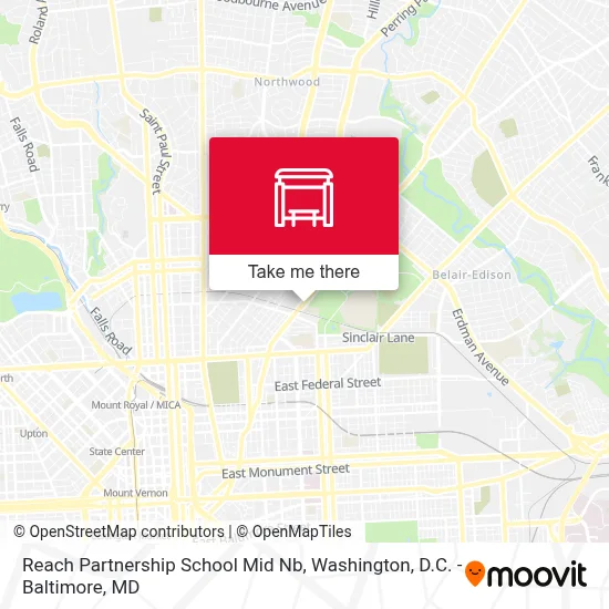 Reach Partnership School Mid Nb map