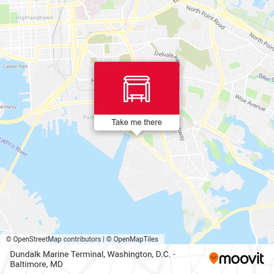 Dundalk Marine Terminal map