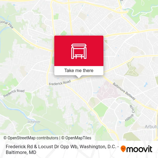 Frederick Rd & Locust Dr Opp Wb map