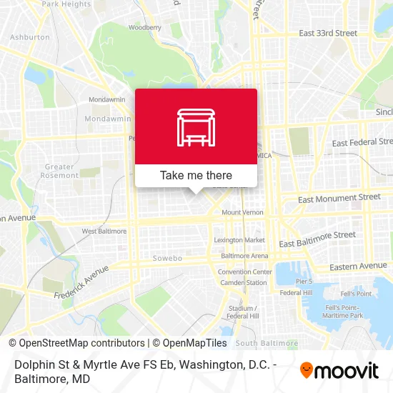 Dolphin St & Myrtle Ave FS Eb map